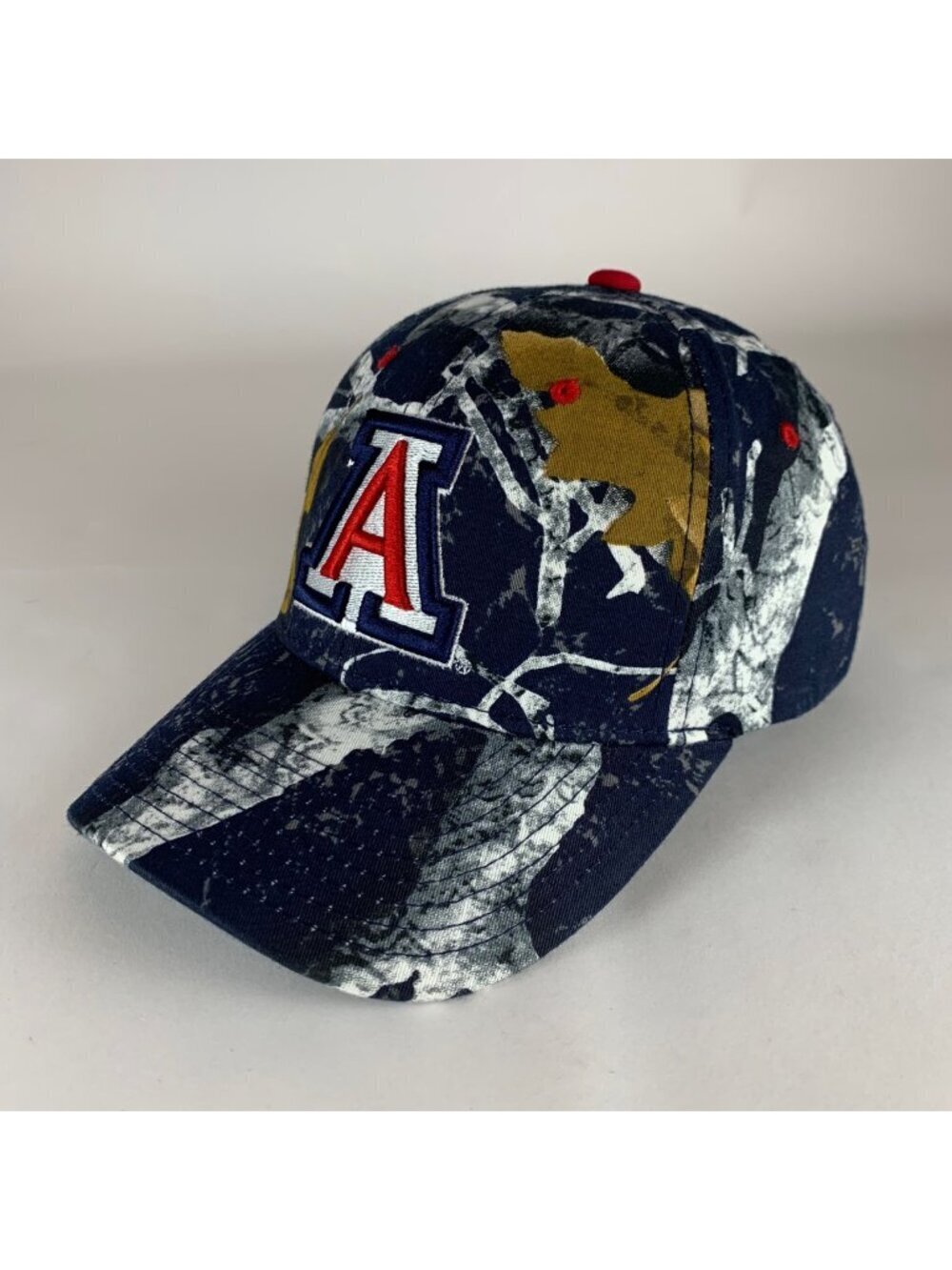 Arizona Wildcats NCAA Navy Blue White Zephyr Strapback Adjustable Hat